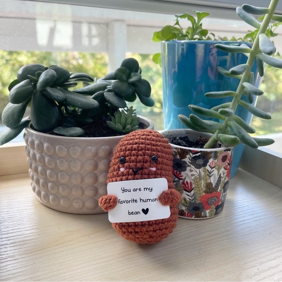 Positive beans - you are my favorite human bean - stuffed coffee bean brand new - Picture 3 of 7